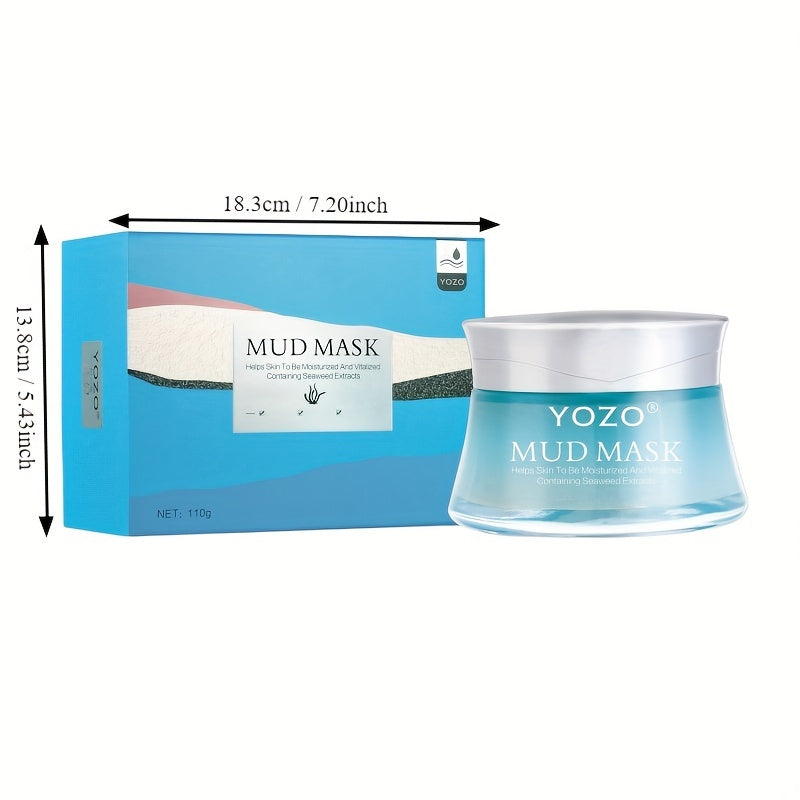 3.88oz Deep Cleansing Mud Mask, Niacinamide & Centella Asiatica Formula Unisex