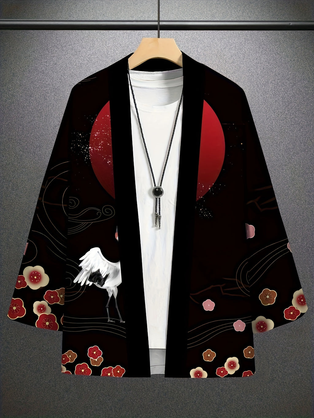 Cool Japanese Kimono Men's Breathable Beach Shirt