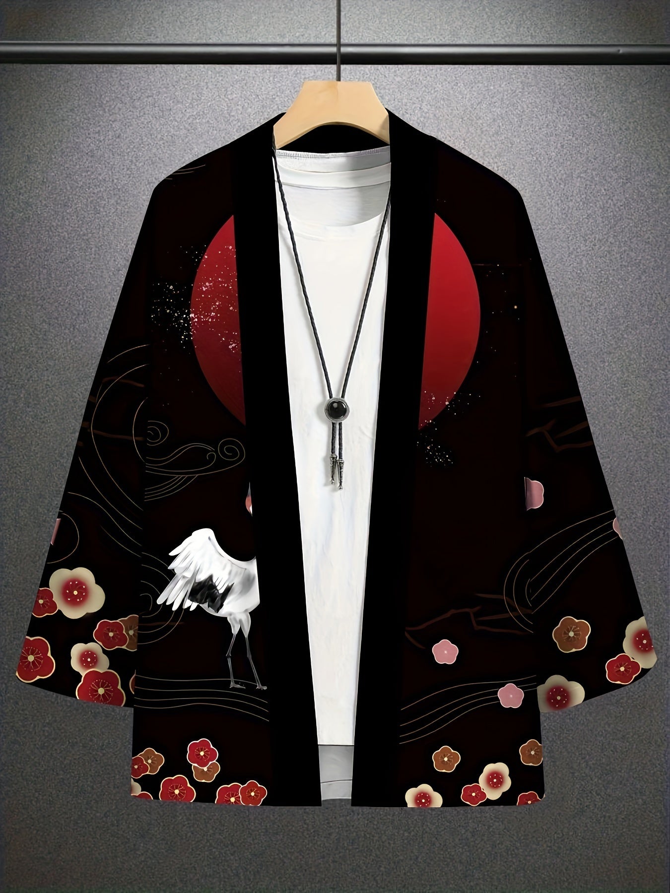 Cool Japanese Kimono Men's Breathable Beach Shirt
