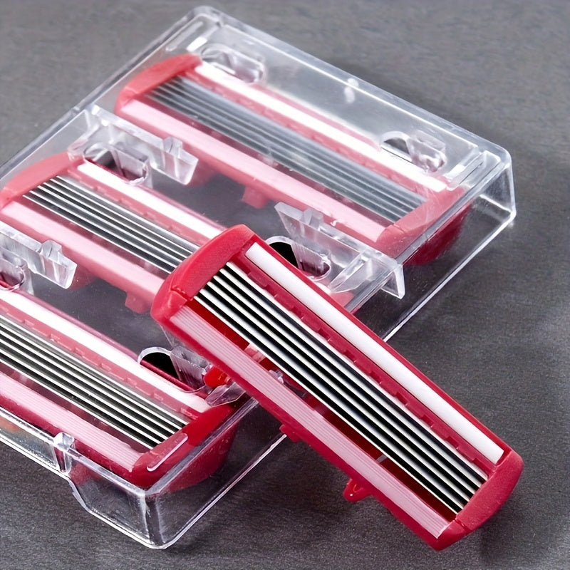 6-layer Manual Body Hair Razor Women Safety Razor Shaver Bikini Trimmer