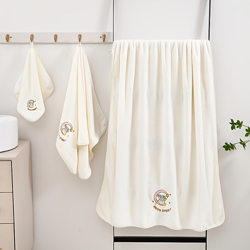 3-Piece Luxury Ultra-Soft Waffle Weave Towel Set