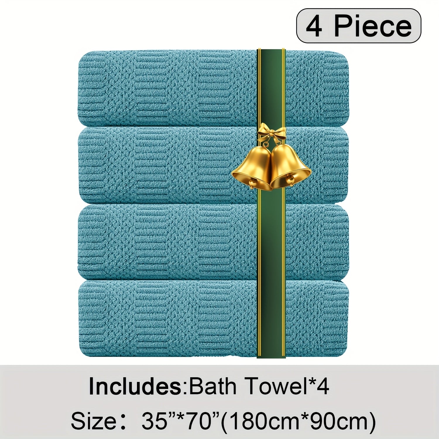 Oversized Bath Towels Set Microfiber
