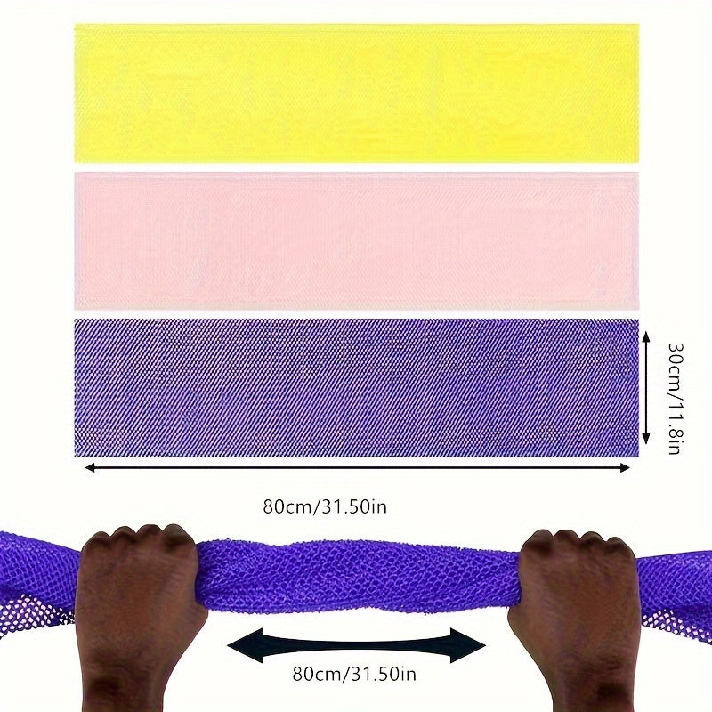 1pc Nylon & Polyester Bath Scrubber