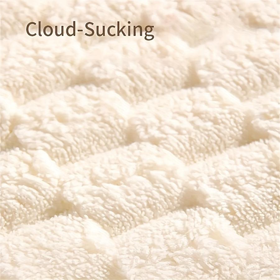 4-Pack Waffle Weave Bath Towels, Ultra-Absorbent Microfiber Towels