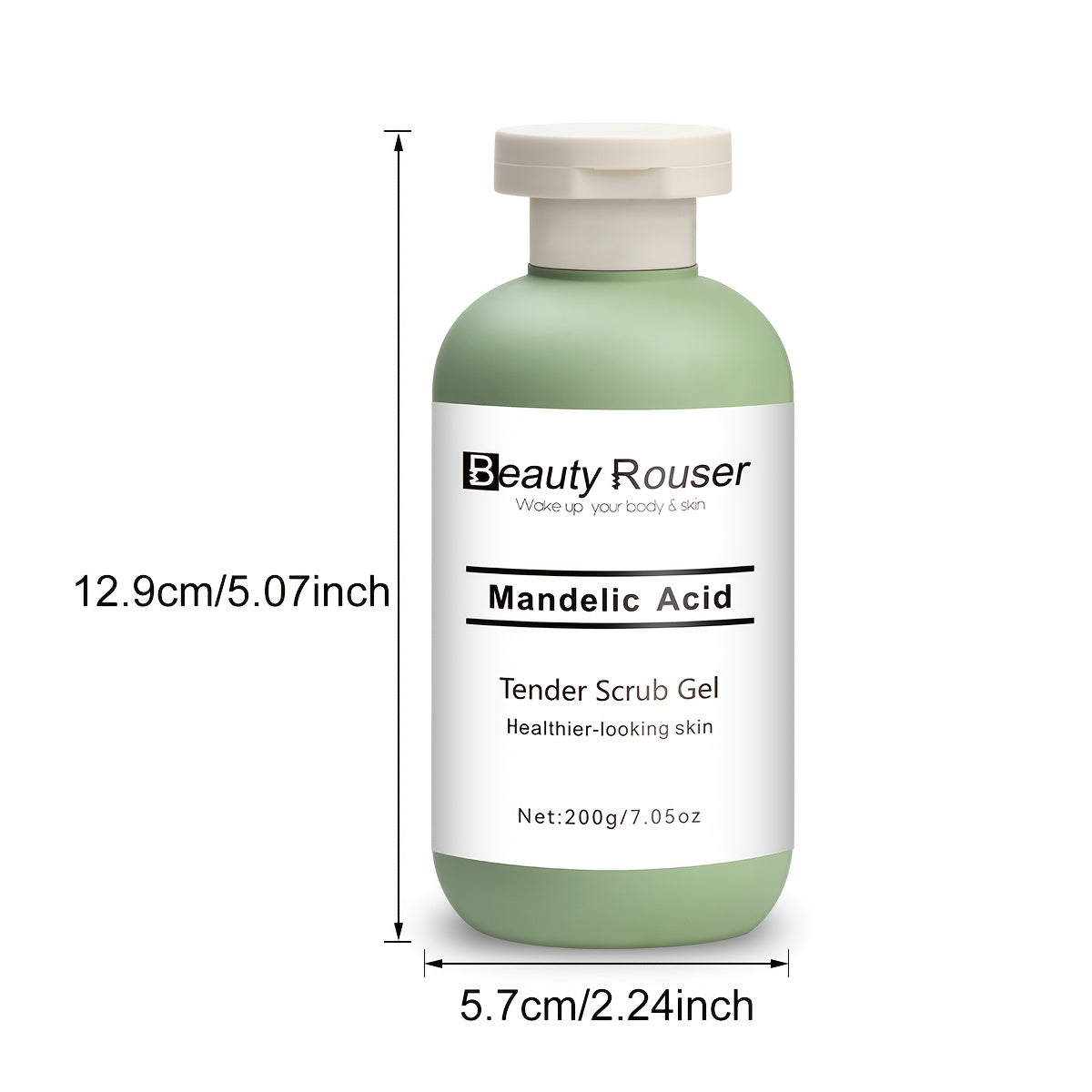 Gentle Exfoliating Gel - Deep Cleansing, with Aloe Vera Rose and Chamomile Plant