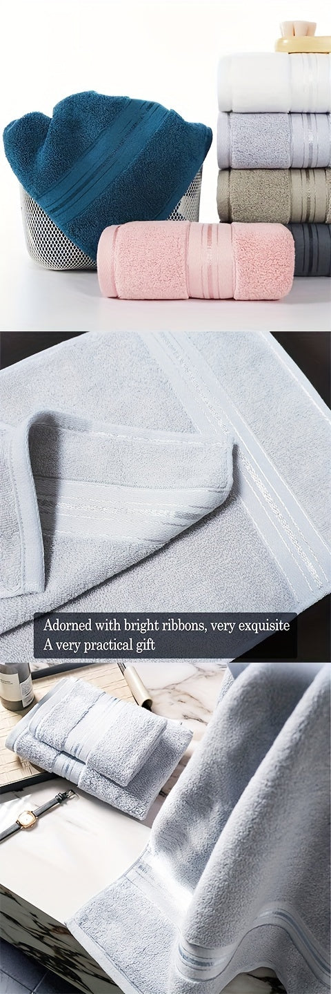 Set of 6 Bath Towels, Made from Pure Cotton