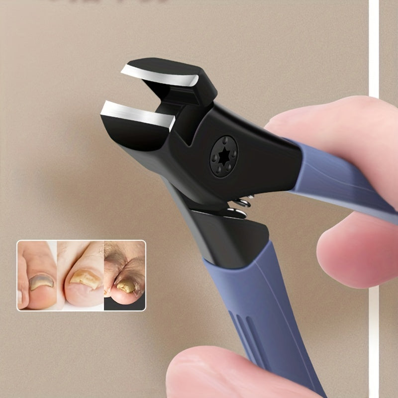 Professional Stainless Steel Nail Clippers with Anti-Splash Cover
