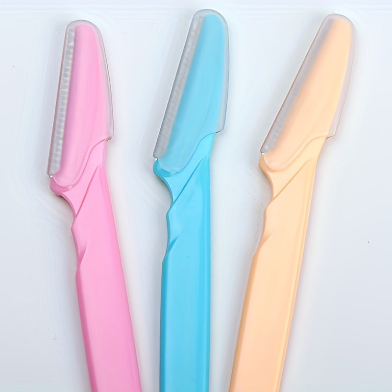 "Smooth" 3pcs Precision Eyebrow & Facial Hair Razors For Men And Women