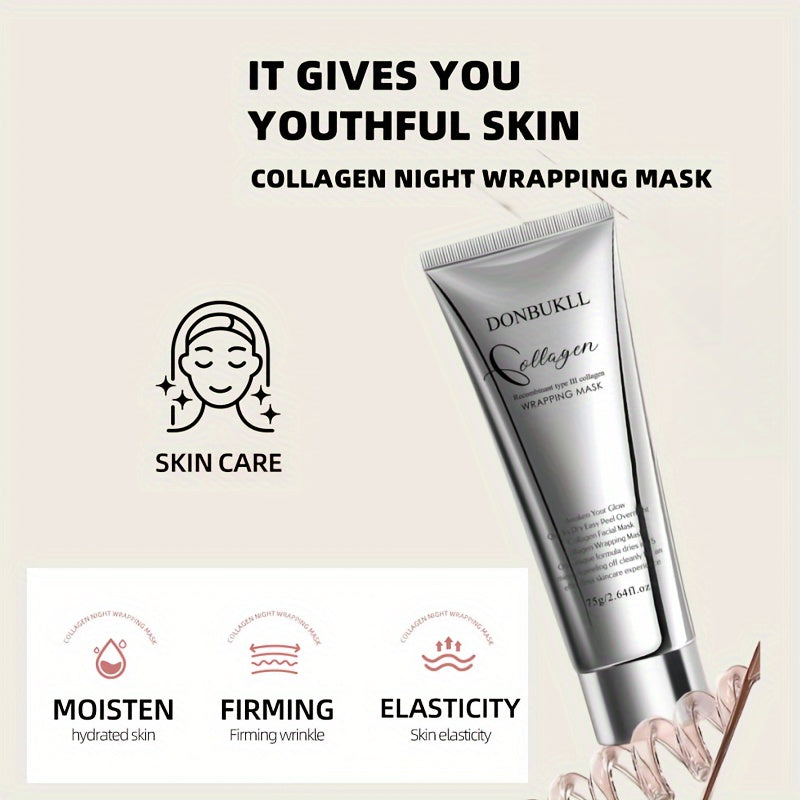 DONBUKLL Collagen Overnight Wrapping Peel Off Facial Mask Pack