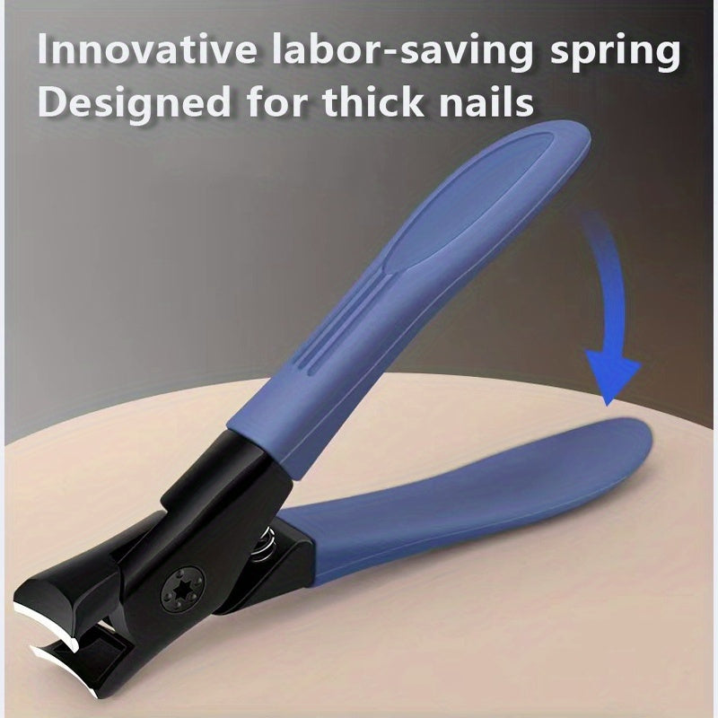 Professional Stainless Steel Nail Clippers with Anti-Splash Cover