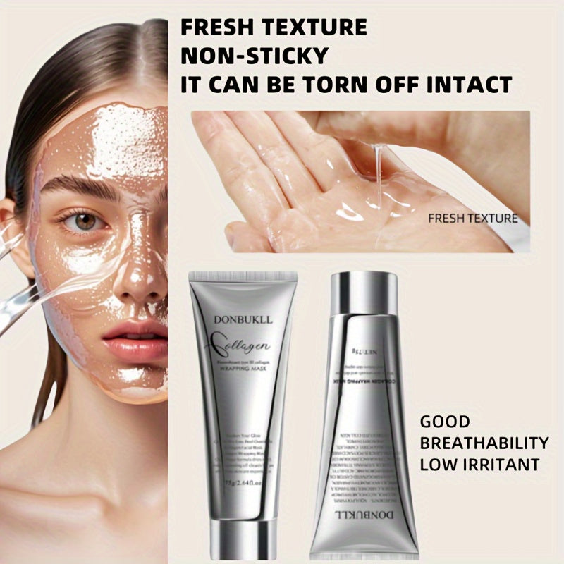 DONBUKLL Collagen Overnight Wrapping Peel Off Facial Mask Pack