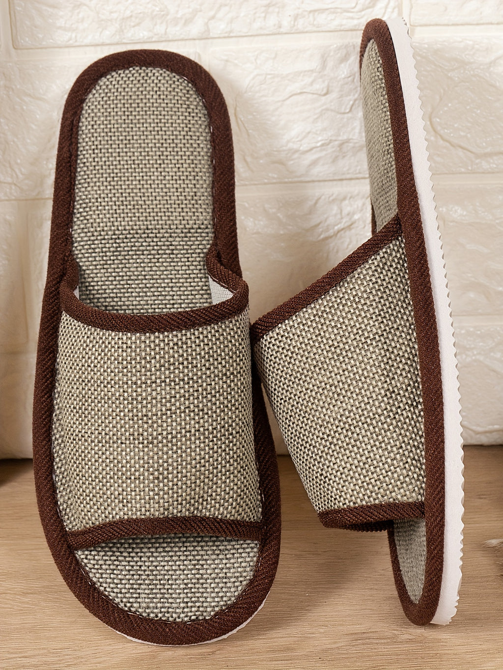 Mens Open Toe Slippers