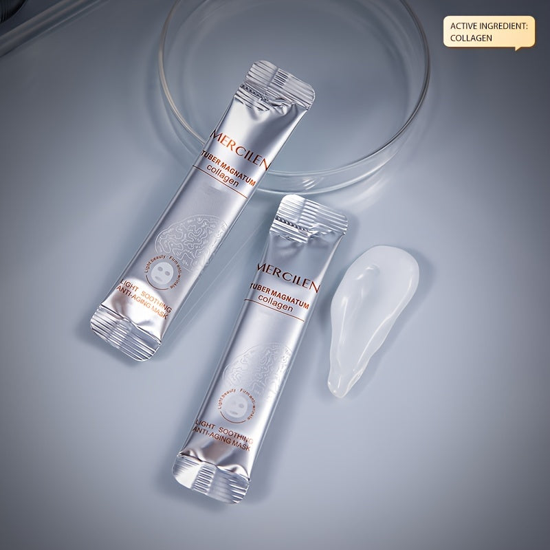MERCILEN White Truffle Extract Soothing Anti-Aging Facial Mask with Collagen 4g x 20 Sachets