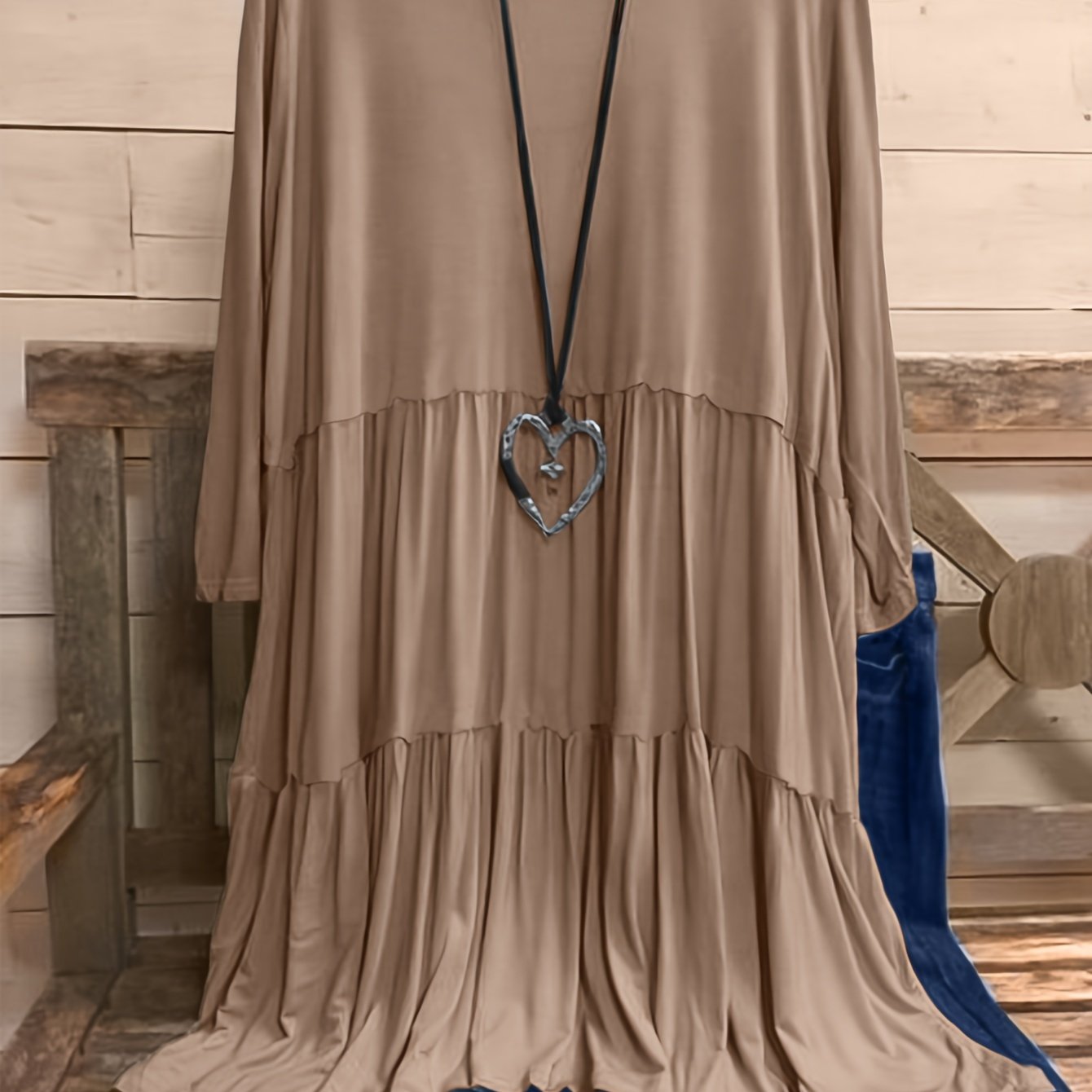 Plus Size Women's Chic Smock Dress