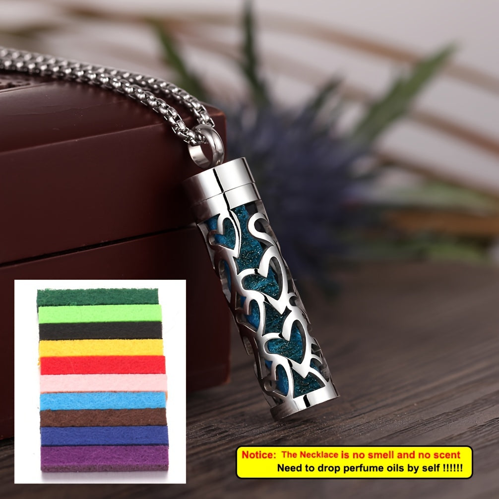Stainless Steel Aromatherapy Necklace