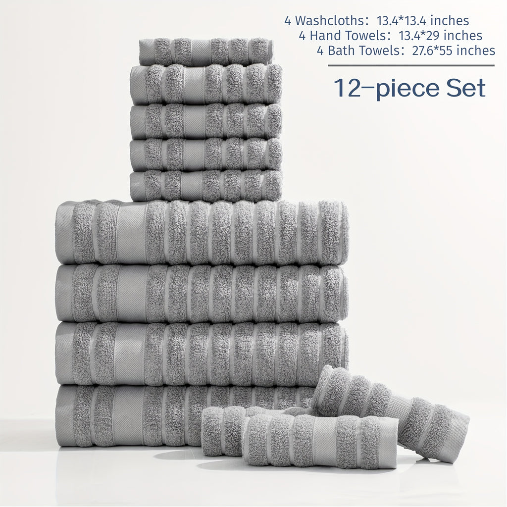 12pcs Towels Set