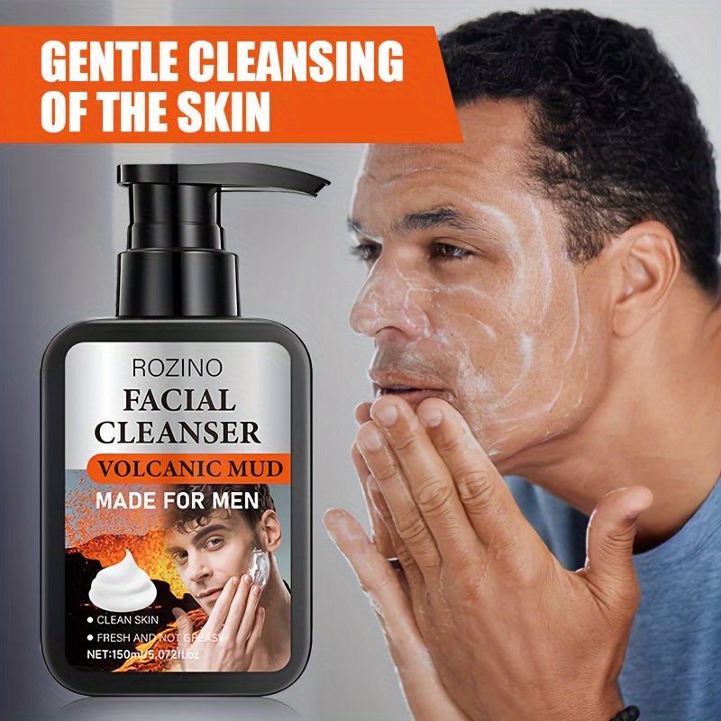 Instant Clean Men's Volcanic Mud Facial Cleanser