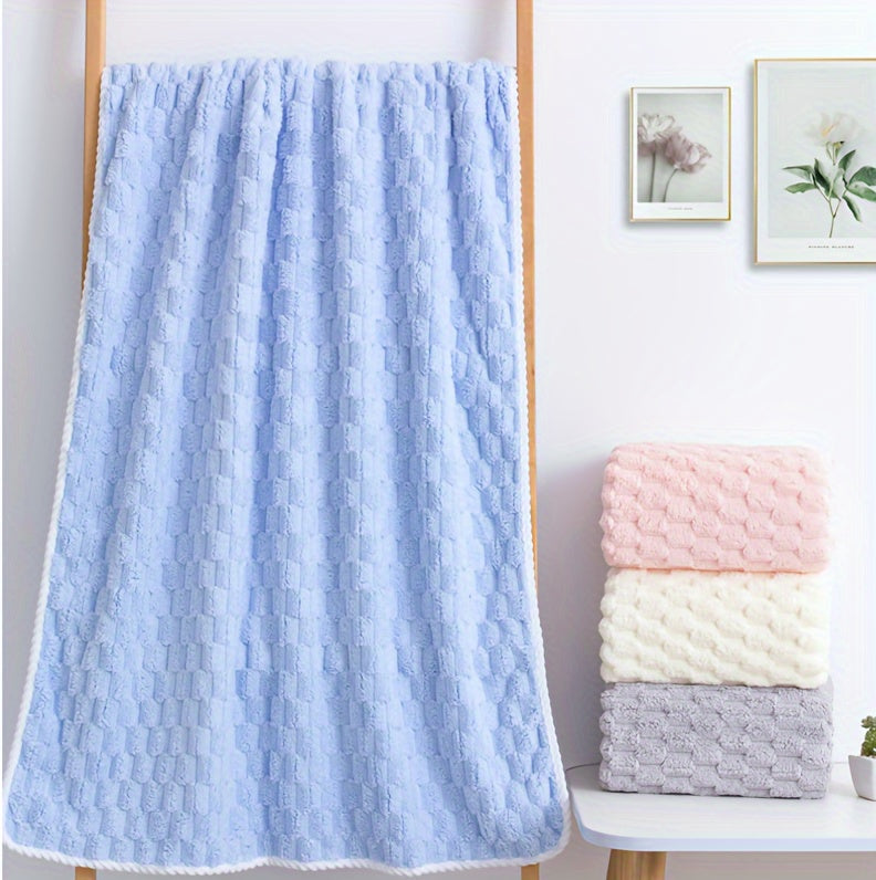 4-Pack Waffle Weave Bath Towels, Ultra-Absorbent Microfiber Towels