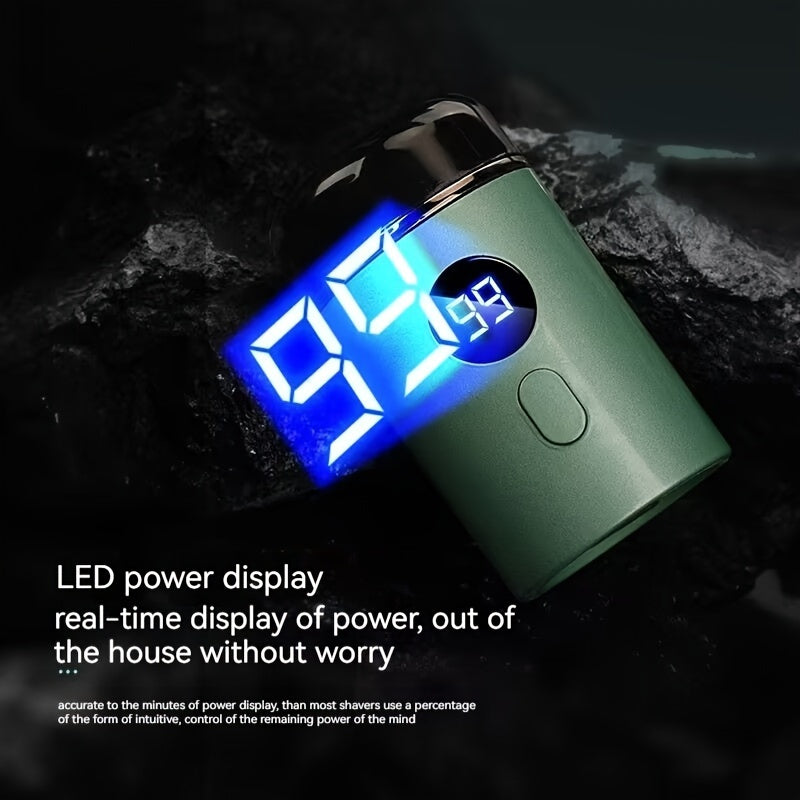 Ultimate Silent Beard Shaver - Rotary Shaver with Digital Display