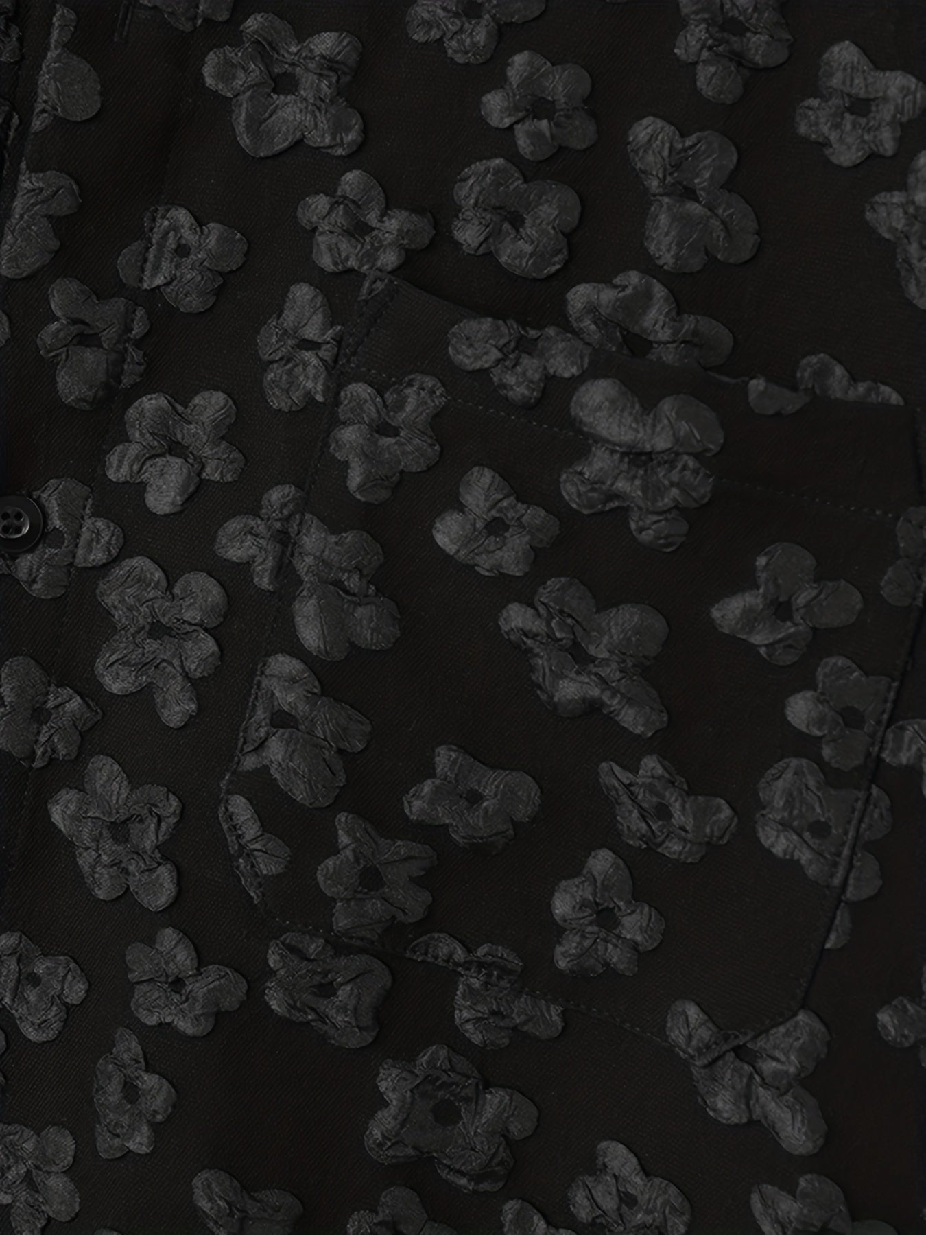 Men's Bohemian Floral Print Casual Shirt - Loose Fit