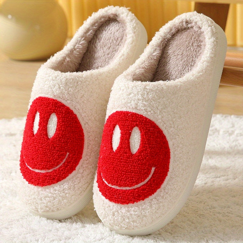 Girls Adorable Smiling Face Cartoon Slippers