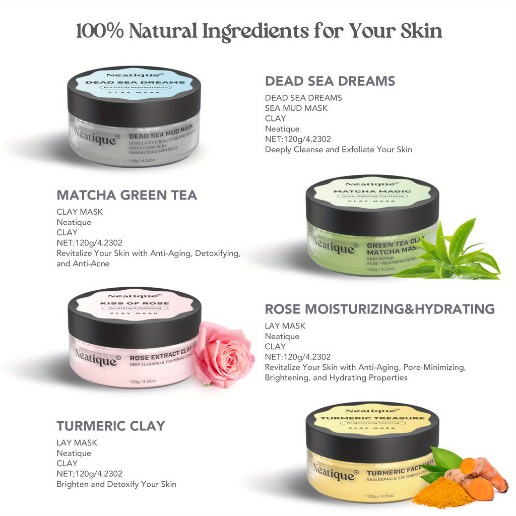 Neatique Face Masks Skincare Set unisex