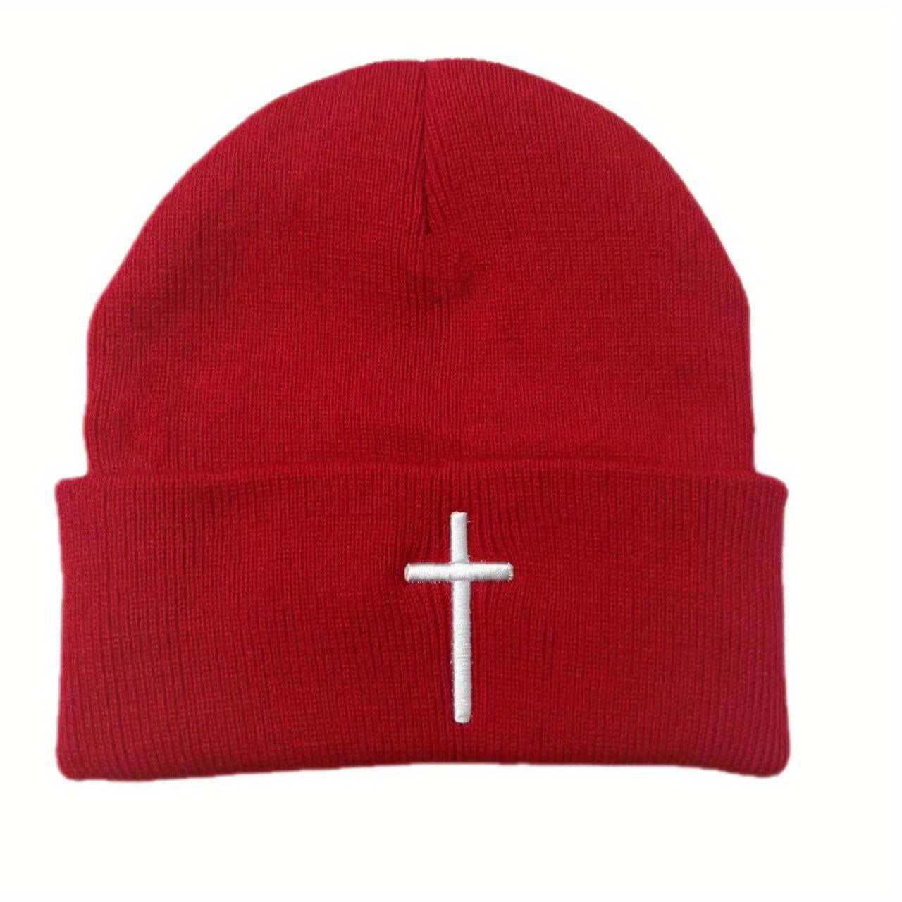 Embroidered 3D Knitted Hat - Faith & Comfort Warm Beanie