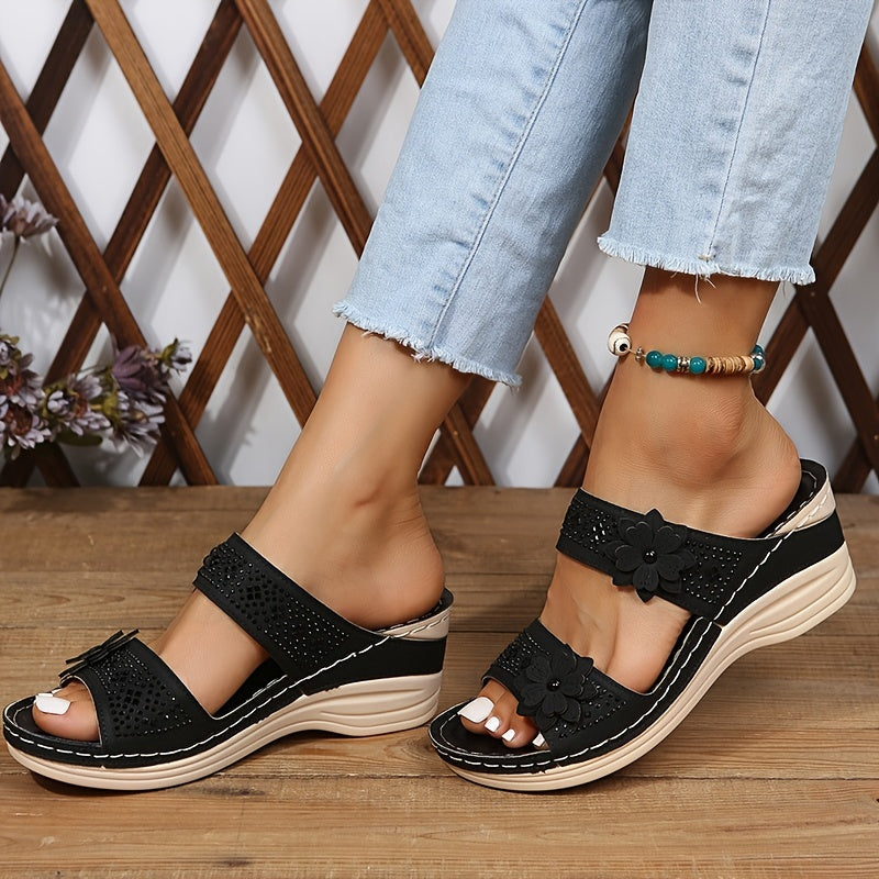 Slip-On Platform Slippers for Women