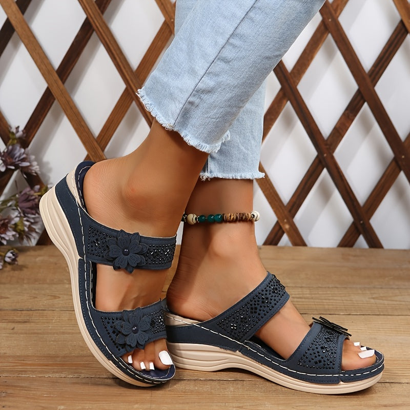 Slip-On Platform Slippers for Women