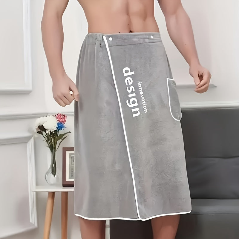 Two-piece Set of Men's Bath Towels