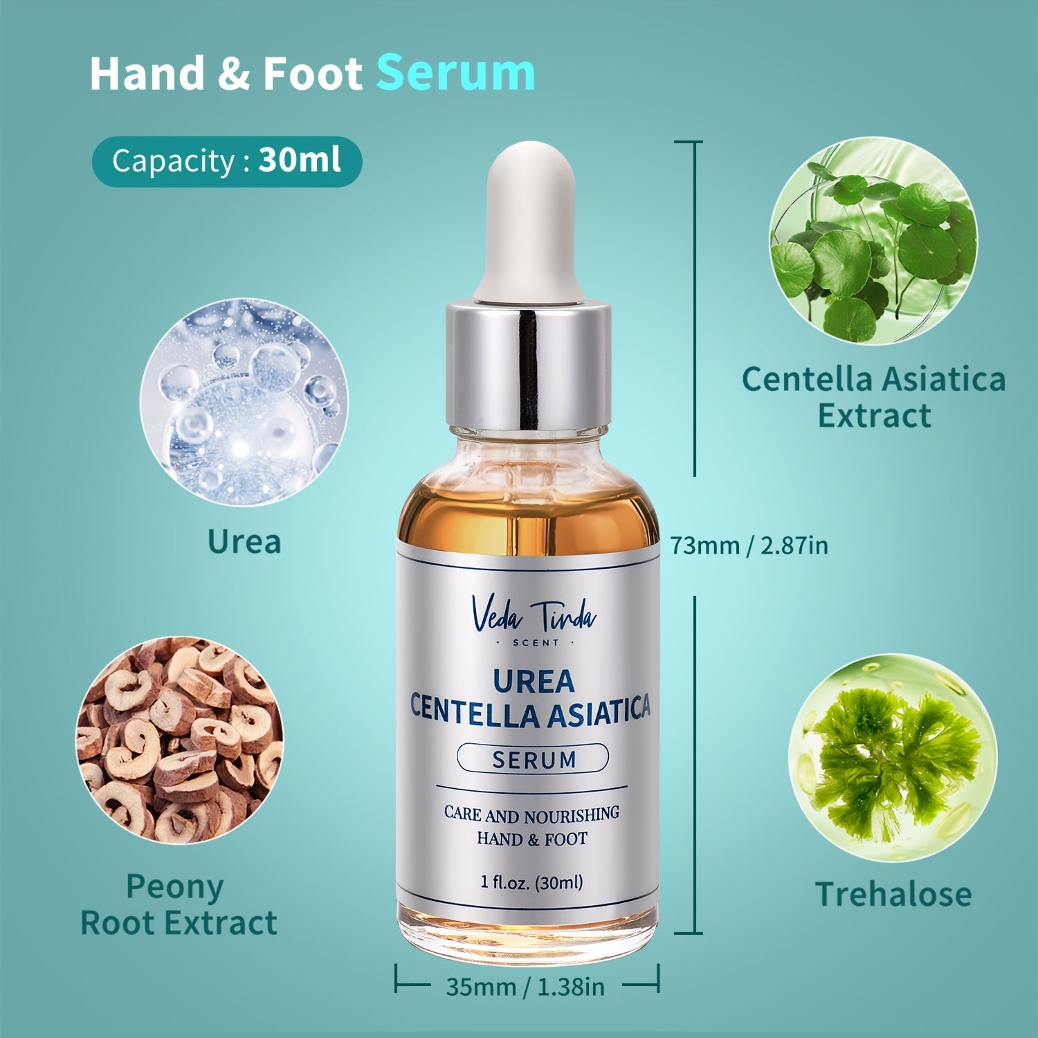VTS Self Care Kit - Includes Moisturizing Heel Socks, Hand & Foot Oil, Salt Scrubs, Serum, Urea Cream 40 Percent - Hand Care Set, Foot Pedicure Kit