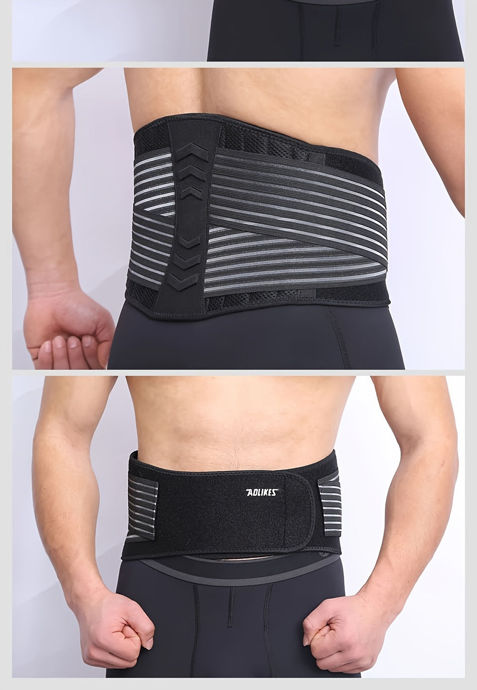 AOLIKES Lumbar Support Belt for Men & Women for Work, Heavy Lifting,