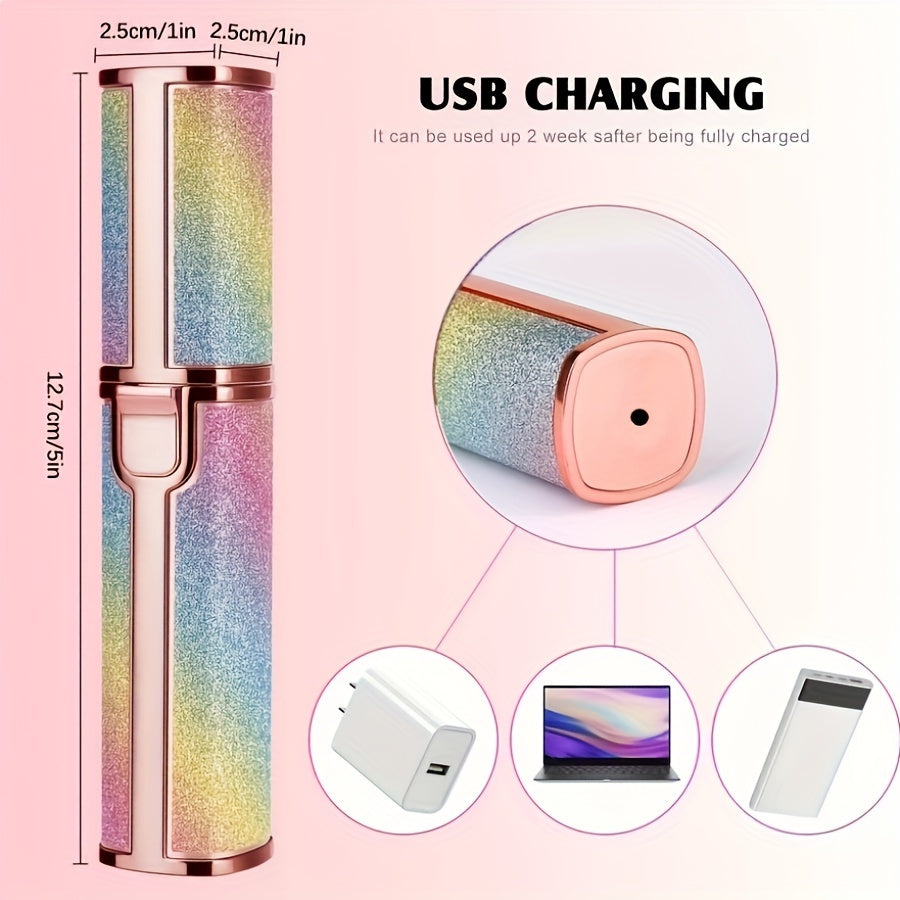 Facial Hair Removal For Women, 2-in-1 Electric Eyebrow Trimmer Hair Remover
