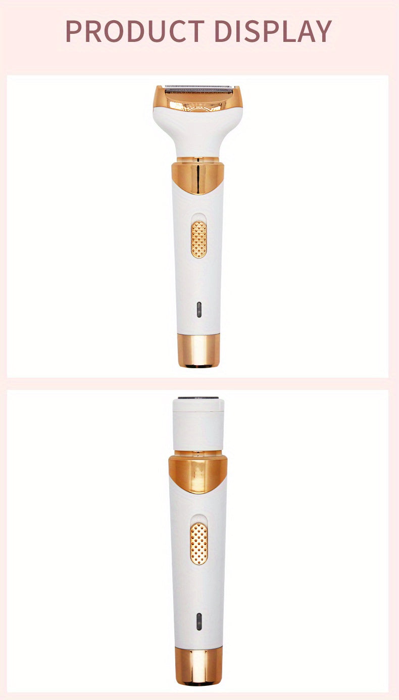 4-in-1 Women's Electric Razor - Wet & Dry Hair Remover