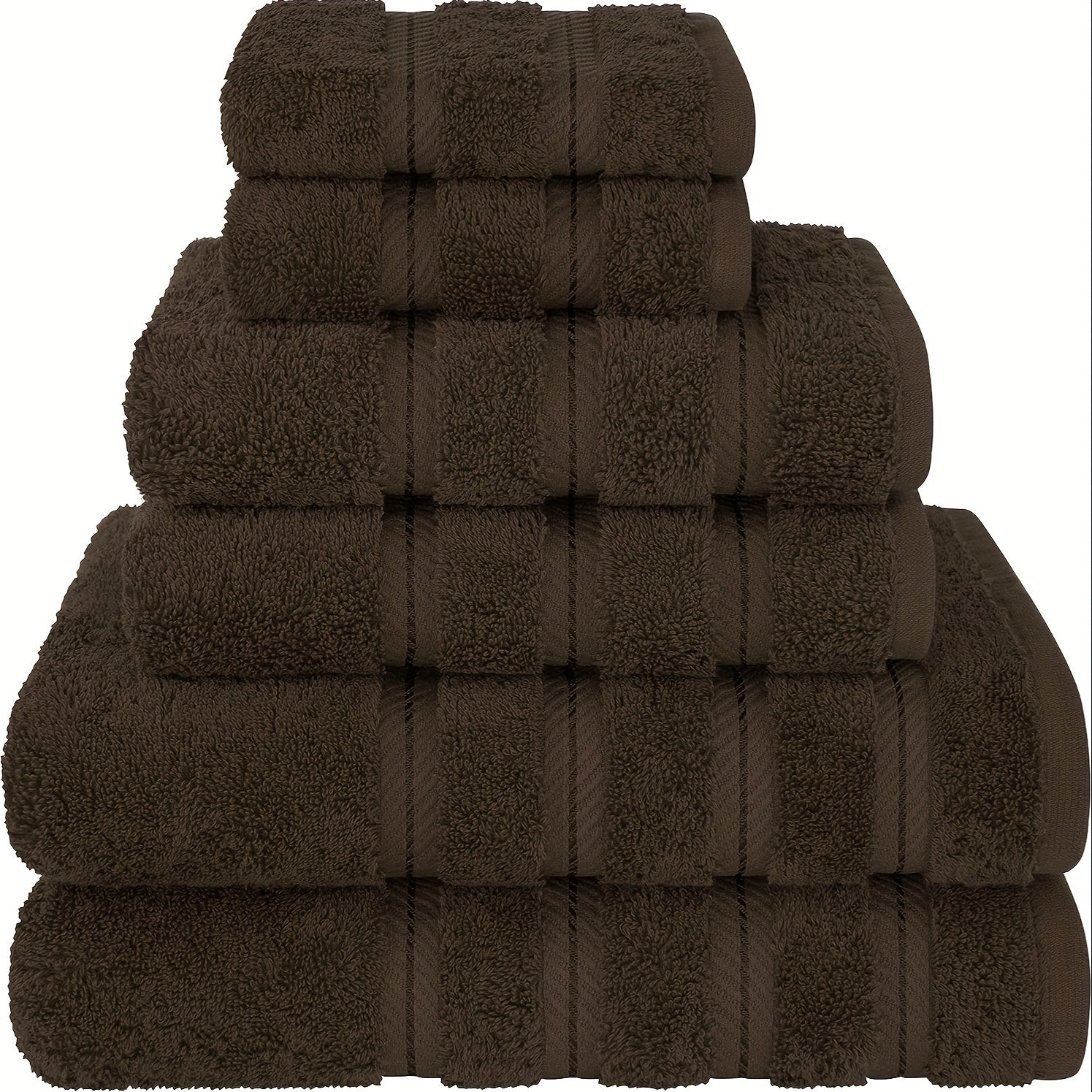 6pcs Purple Towel Set