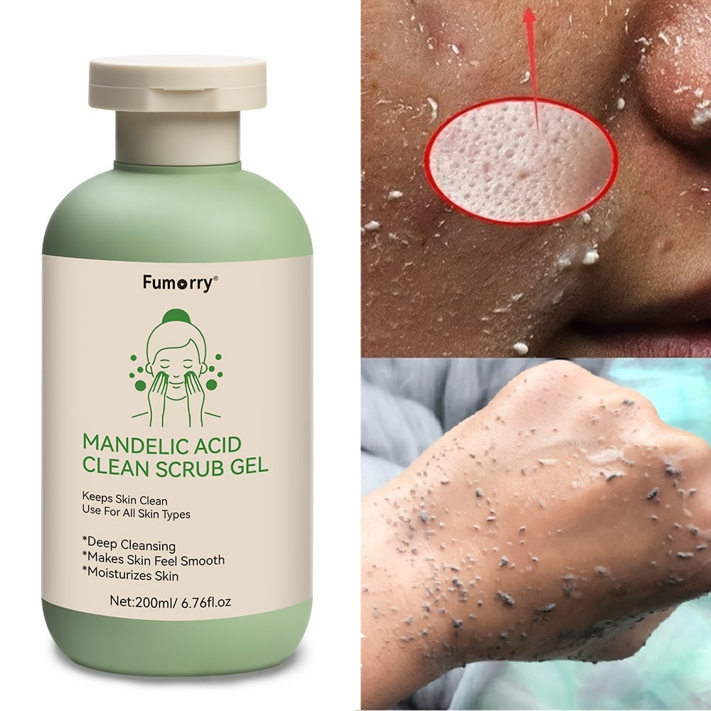 Deep Cleansing Exfoliating Gel - 6.76oz, with Mandelic Acid - Aloe & Rose Extract