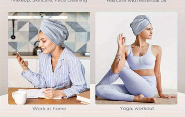 Microfiber Hair Towel Quick Drying Hair Wrap Towel