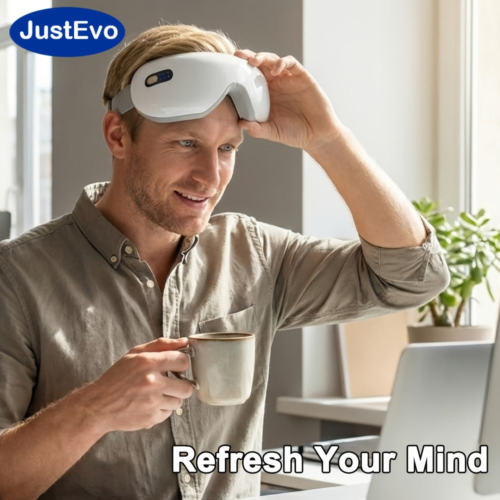 Eye Massager. Smart Eye Massager with Heat And Vibration, 4D Air Compression Eye Mask