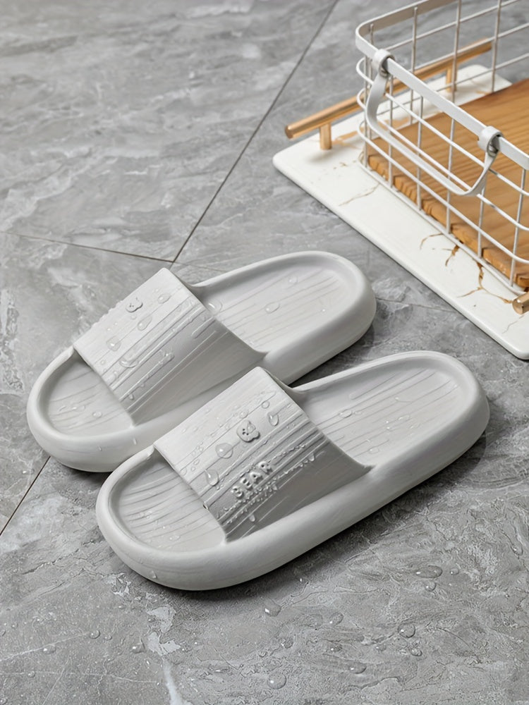 Men's Pillow Slides, Casual Non Slip EVA Slippers