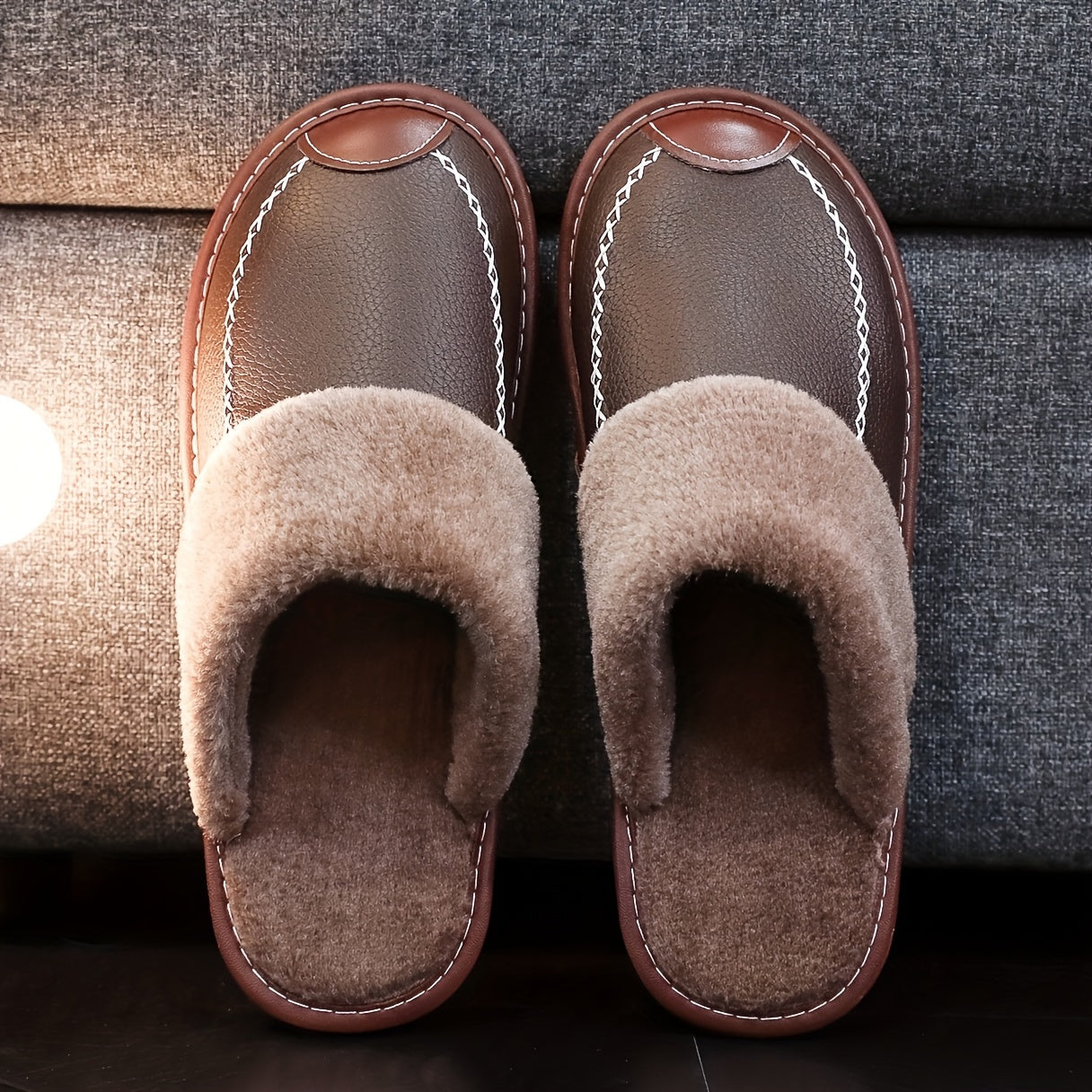 Men Slippers Black New