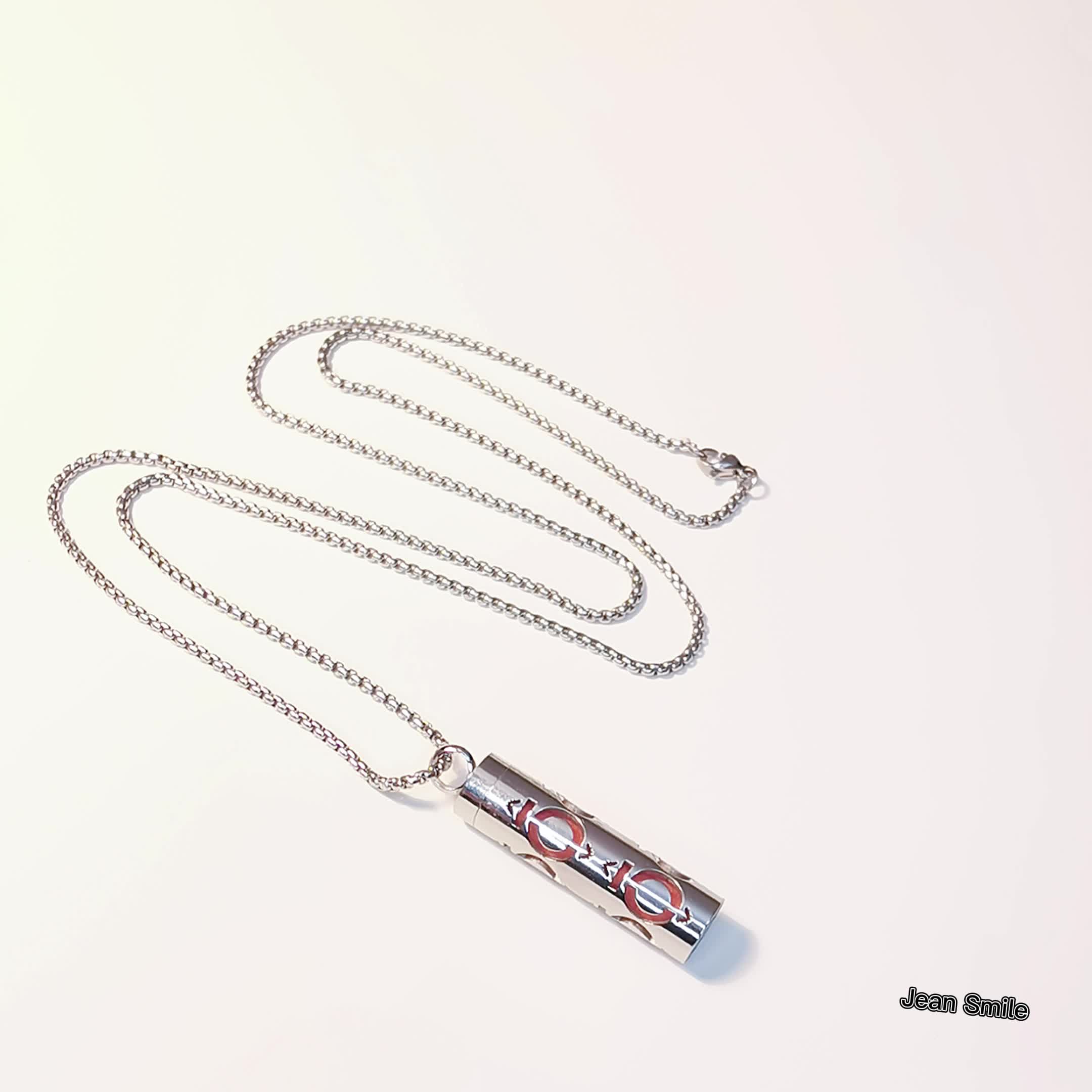 Stainless Steel Aromatherapy Necklace