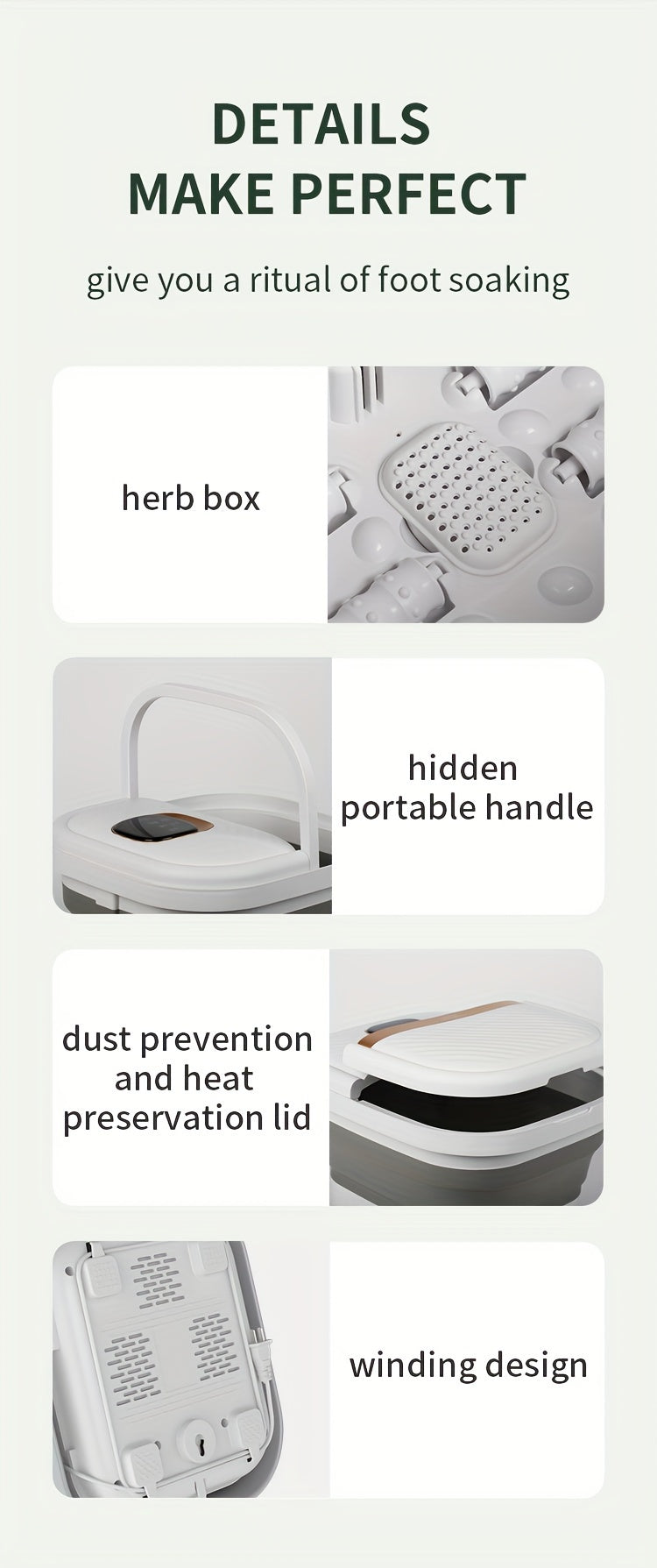 Foldable Portable Foot Spa
