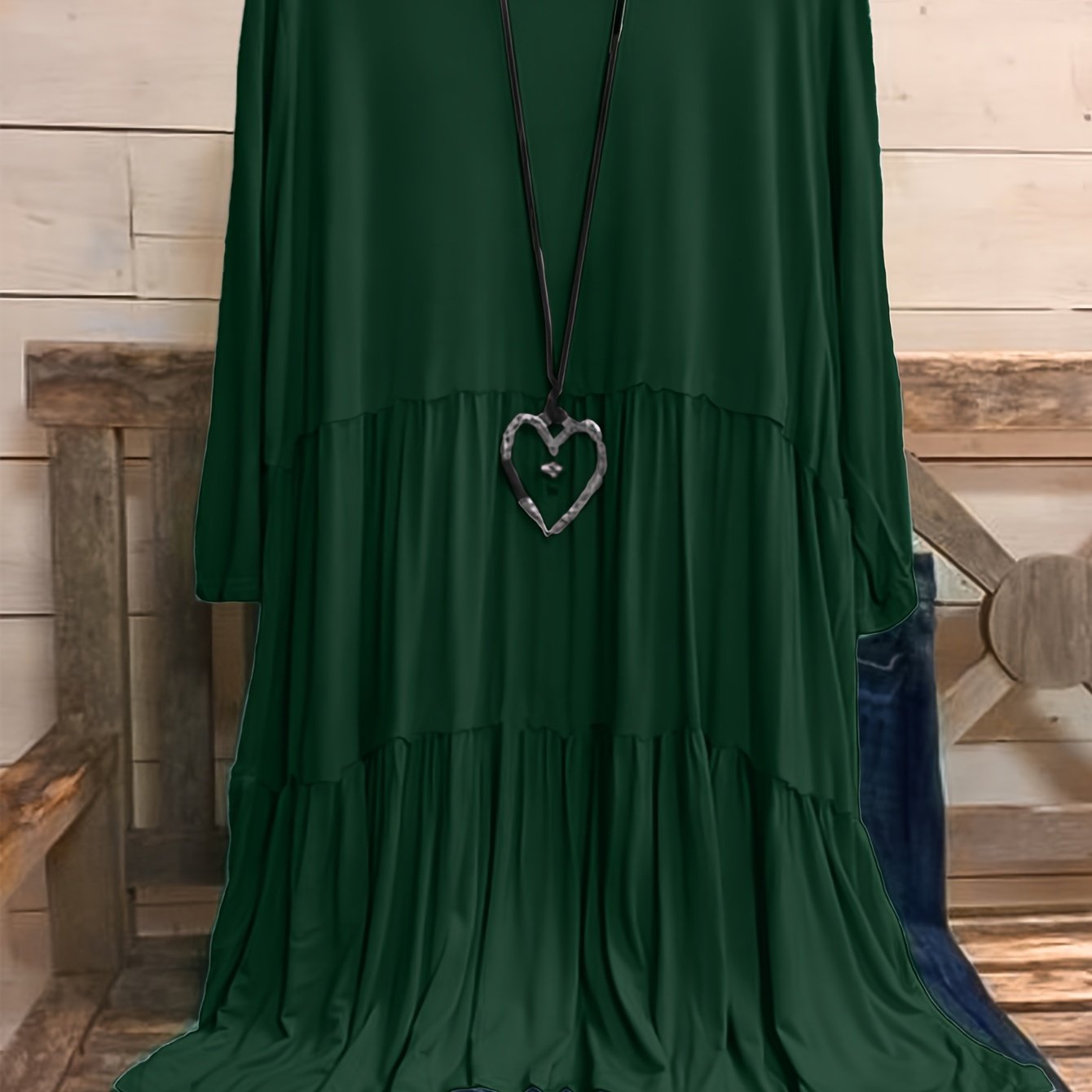 Plus Size Women's Chic Smock Dress