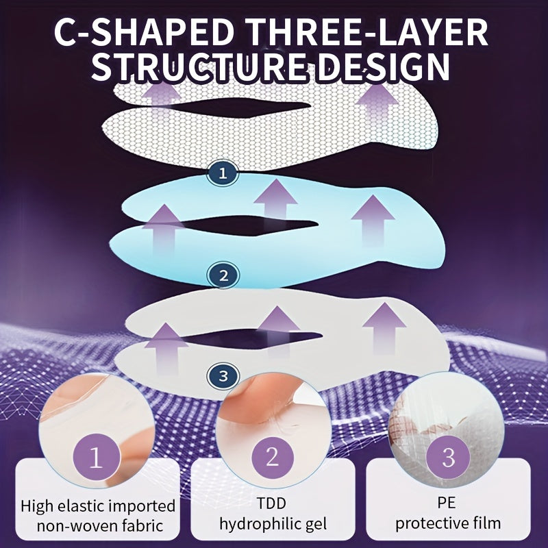 ILISYA C Circulating Eye Mask - 5 Pairs, Moisturizing and Firm, Suitable for a Variety of Skin Types