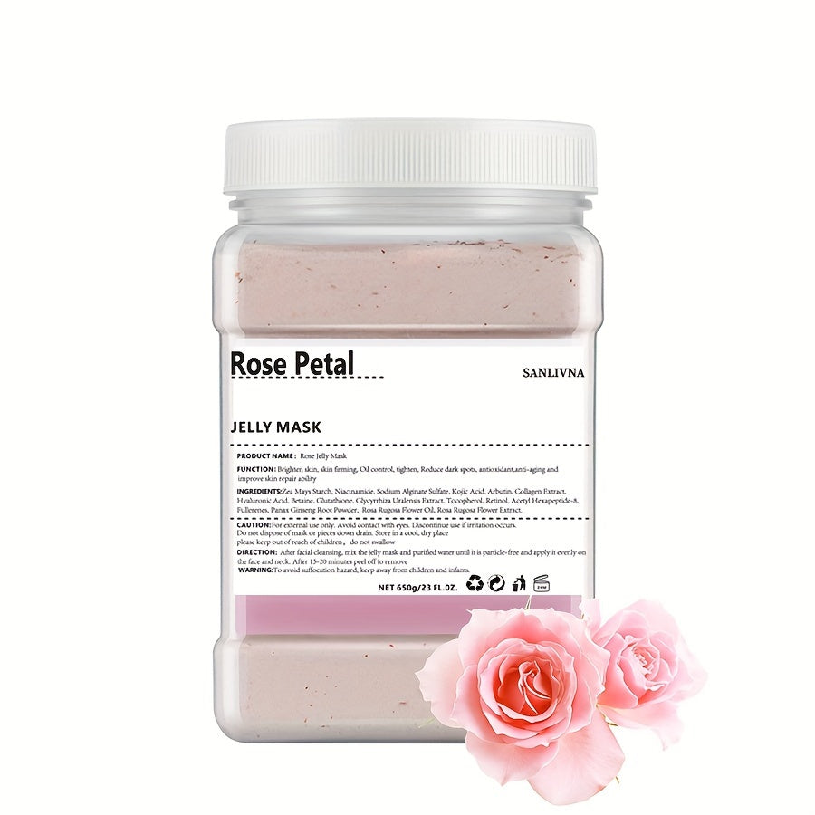 Rose Petal Jelly Facial Mask Powder