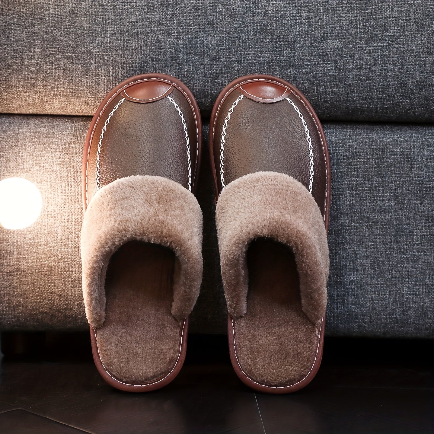 Men Slippers Black New