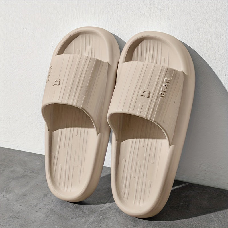 Men's Pillow Slides, Casual Non Slip EVA Slippers