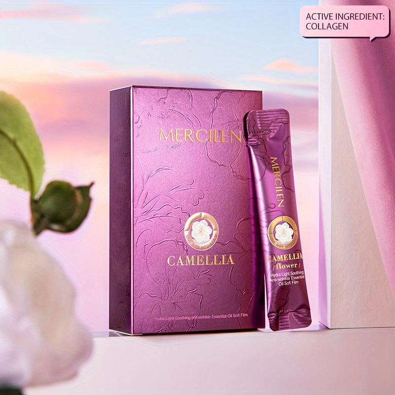 Camellia Collagen Facial Mask Hydrating, Firming, and Anti-Wrinkle