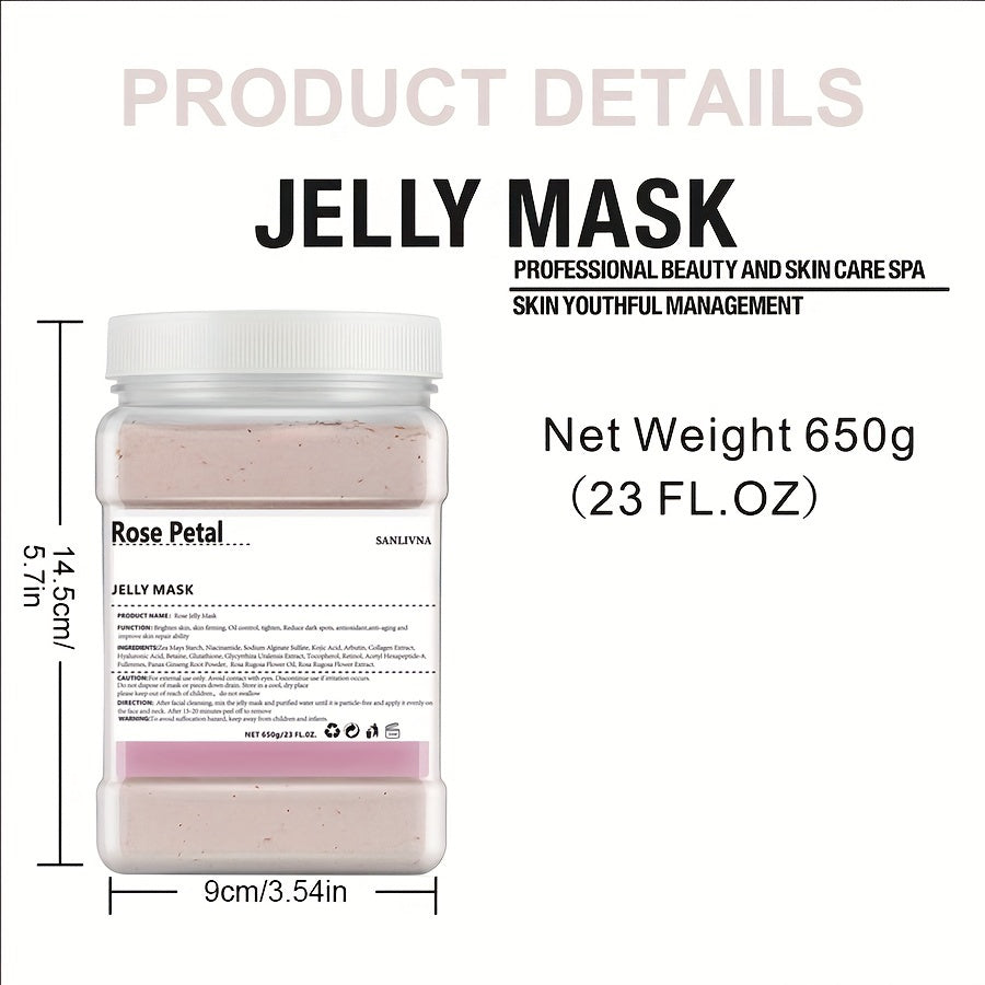 Rose Petal Jelly Facial Mask Powder