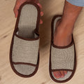 Mens Open Toe Slippers
